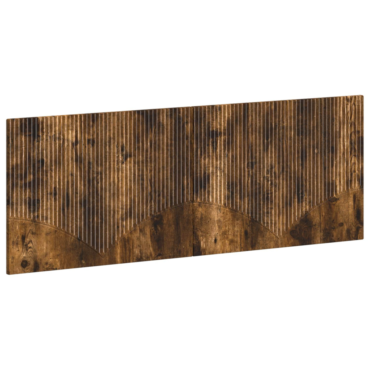 Wall-Mounted Headboard HOORN Smoked Oak Engineered Wood