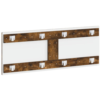 Wall-Mounted Headboard HOORN Smoked Oak Engineered Wood