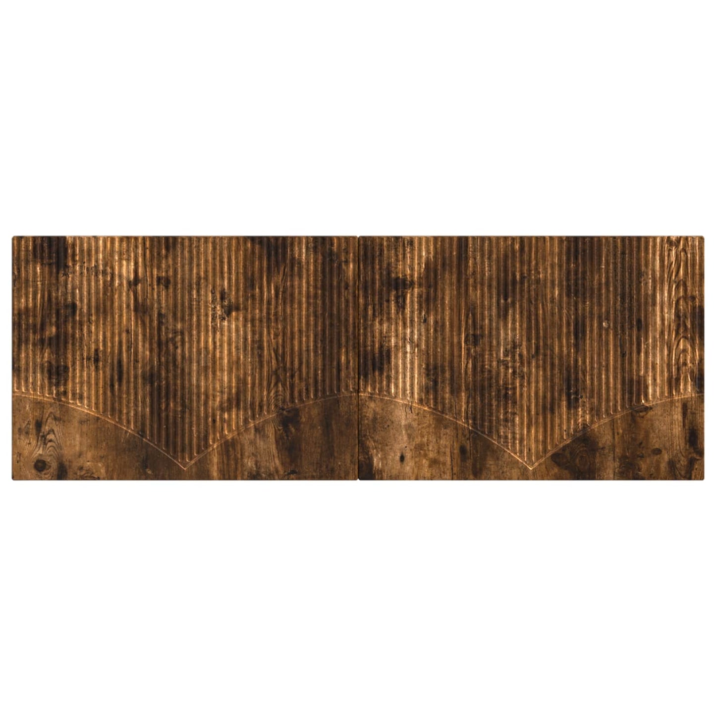 Wall-Mounted Headboard HOORN Smoked Oak Engineered Wood