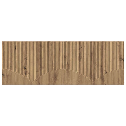 Wall-Mounted Headboard HOORN Artisan Oak Engineered Wood