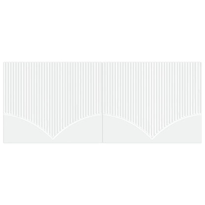 Wall-Mounted Headboard HOORN White Engineered Wood