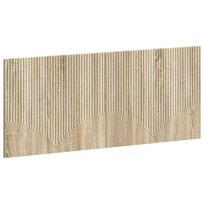 Wall-Mounted Headboard HOORN Sonoma Oak Engineered Wood