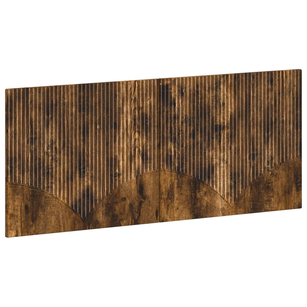 Wall-Mounted Headboard HOORN Smoked Oak Engineered Wood