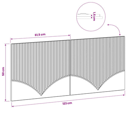 Wall-Mounted Headboard HOORN Old Wood Engineered Wood