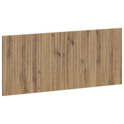 Wall-Mounted Headboard HOORN Artisan Oak Engineered Wood