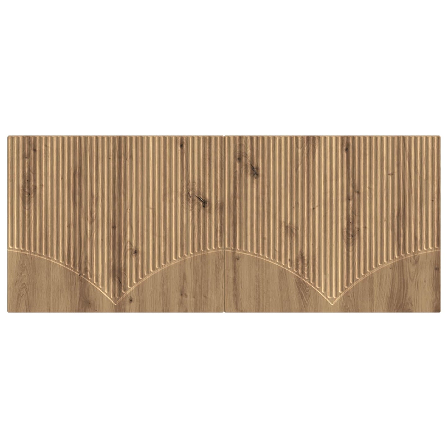 Wall-Mounted Headboard HOORN Artisan Oak Engineered Wood