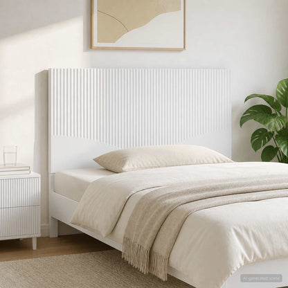 Wall-Mounted Headboard HOORN White Engineered Wood
