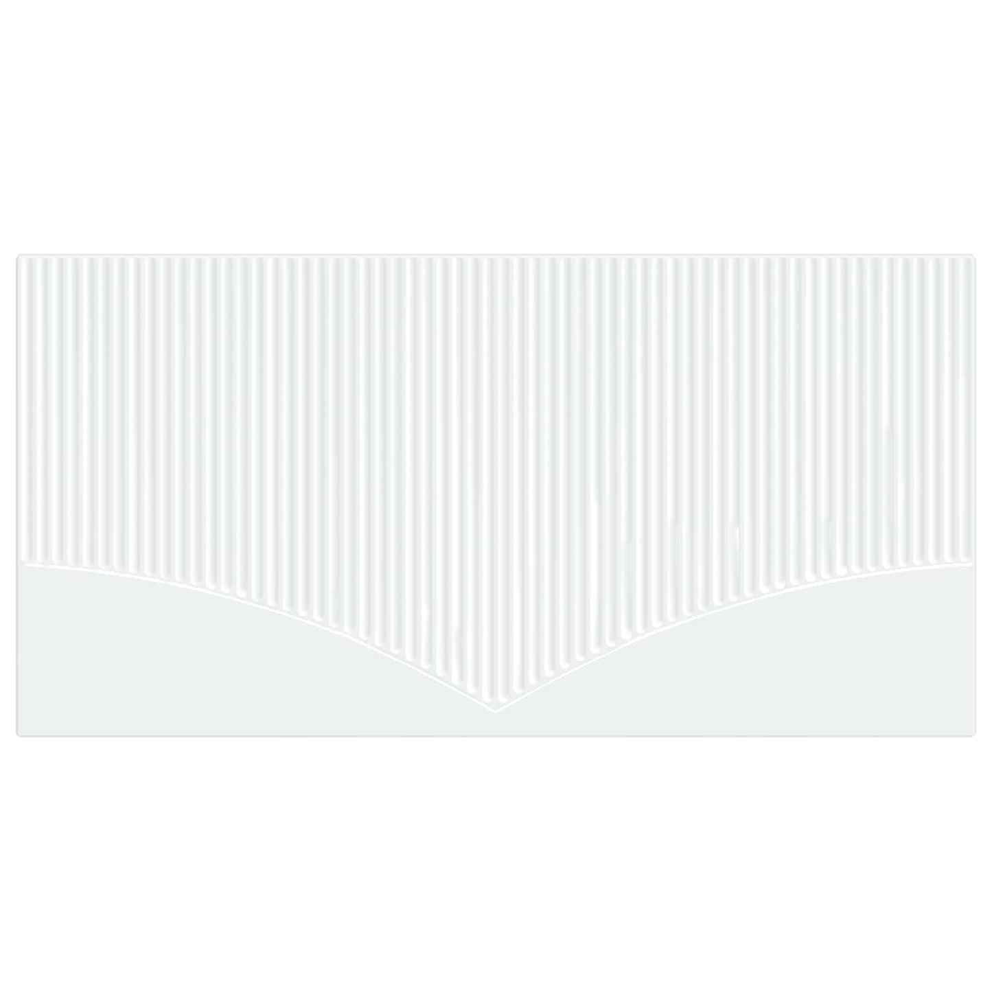 Wall-Mounted Headboard HOORN White Engineered Wood