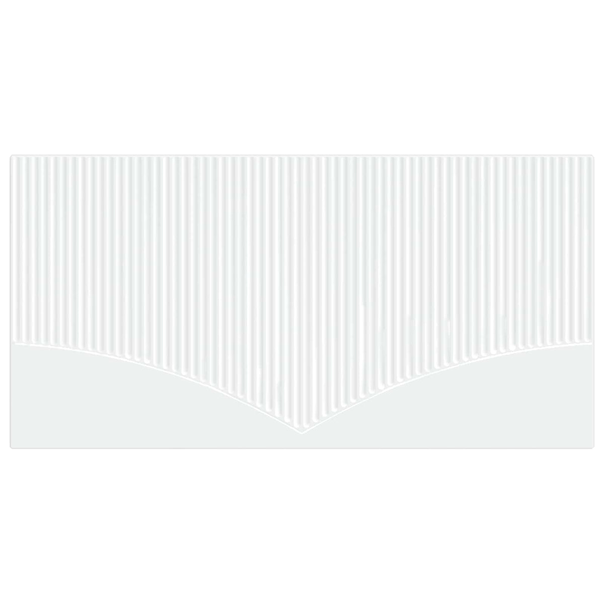 Wall-Mounted Headboard HOORN White Engineered Wood
