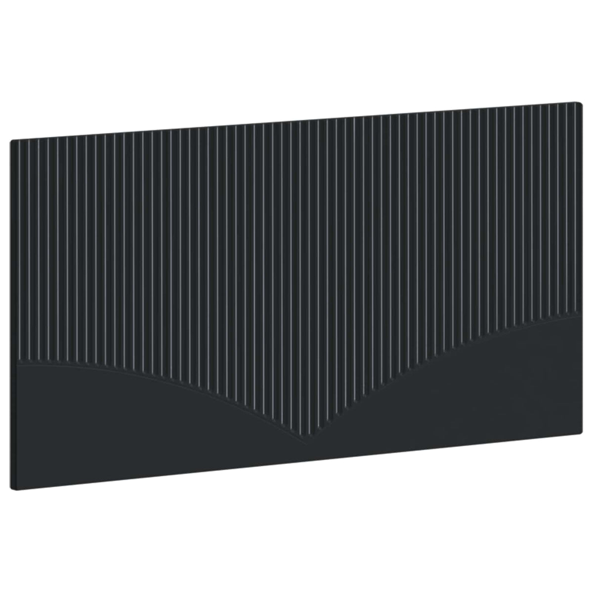 Wall-Mounted Headboard HOORN Black Engineered Wood