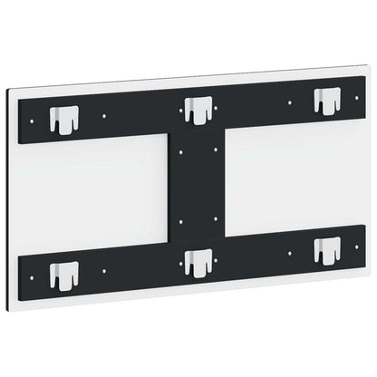 Wall-Mounted Headboard HOORN Black Engineered Wood
