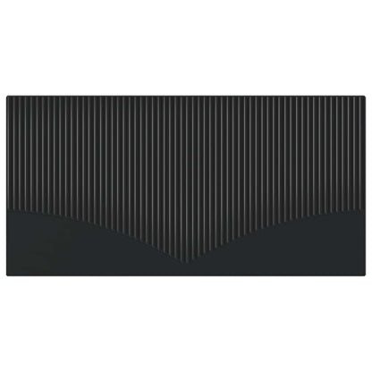 Wall-Mounted Headboard HOORN Black Engineered Wood