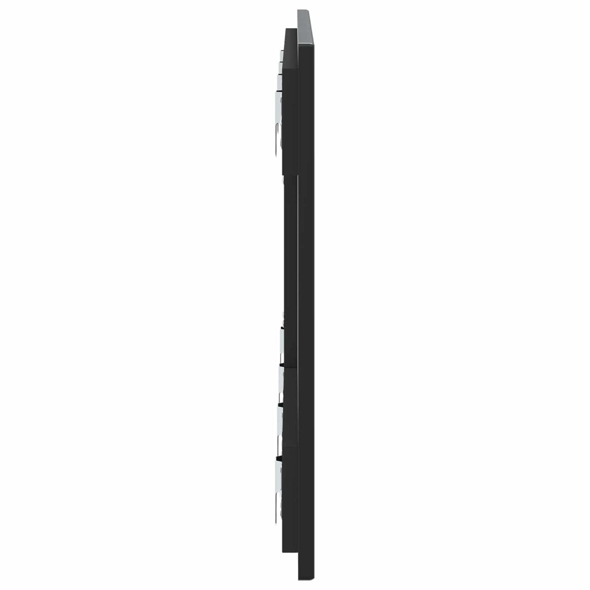 Wall-Mounted Headboard HOORN Black Engineered Wood