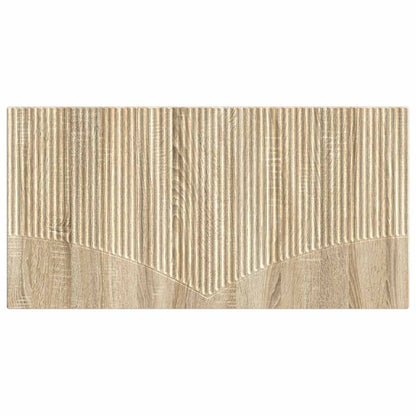 Wall-Mounted Headboard HOORN Sonoma Oak Engineered Wood