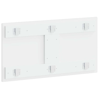 Wall-Mounted Headboard HOORN High Gloss White Engineered Wood