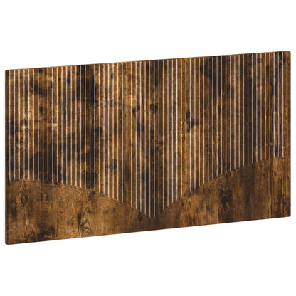 Wall-Mounted Headboard HOORN Smoked Oak Engineered Wood