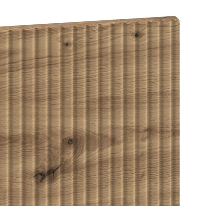 Wall-Mounted Headboard HOORN Artisan Oak Engineered Wood