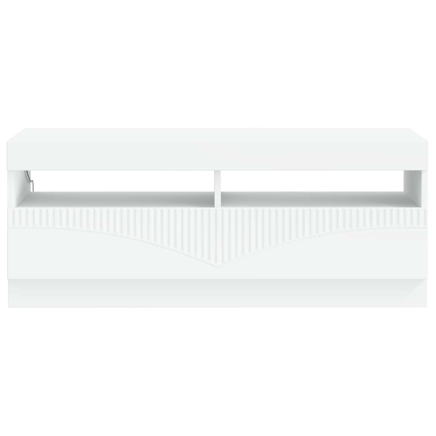LED TV Cabinet White Engineered Wood