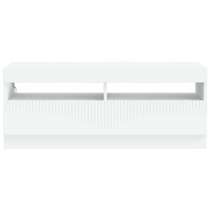 LED TV Cabinet White Engineered Wood