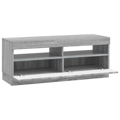 LED TV Cabinet Grey Sonoma Engineered Wood