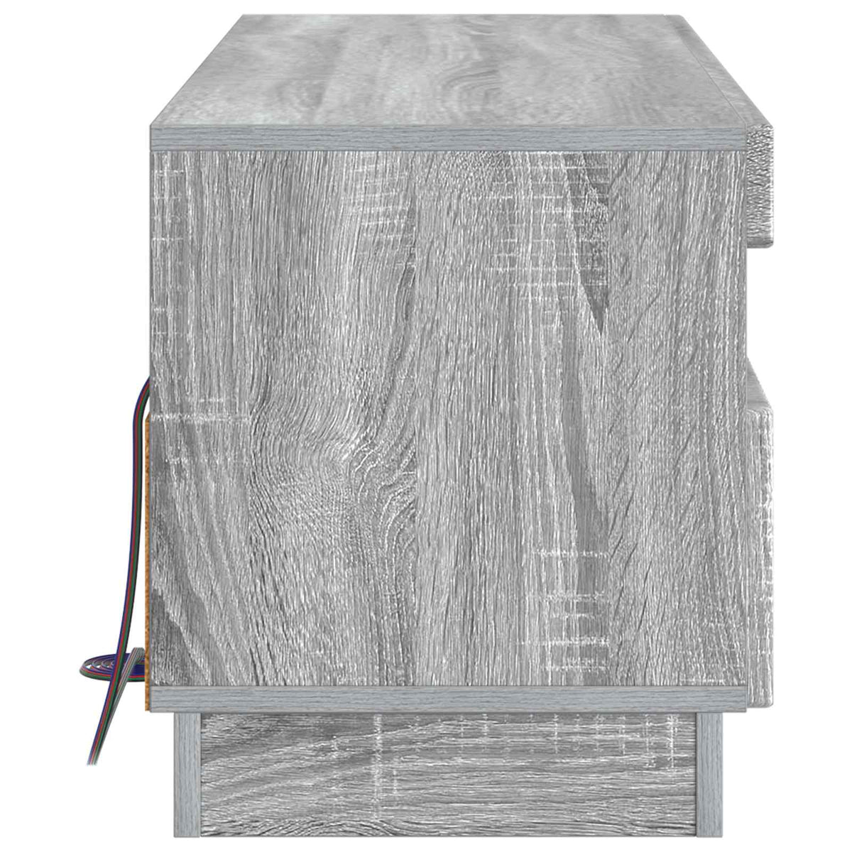 LED TV Cabinet Grey Sonoma Engineered Wood