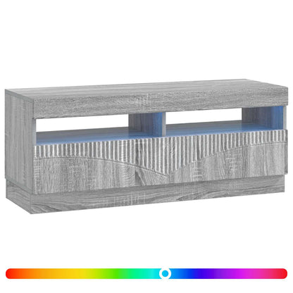 LED TV Cabinet Grey Sonoma Engineered Wood