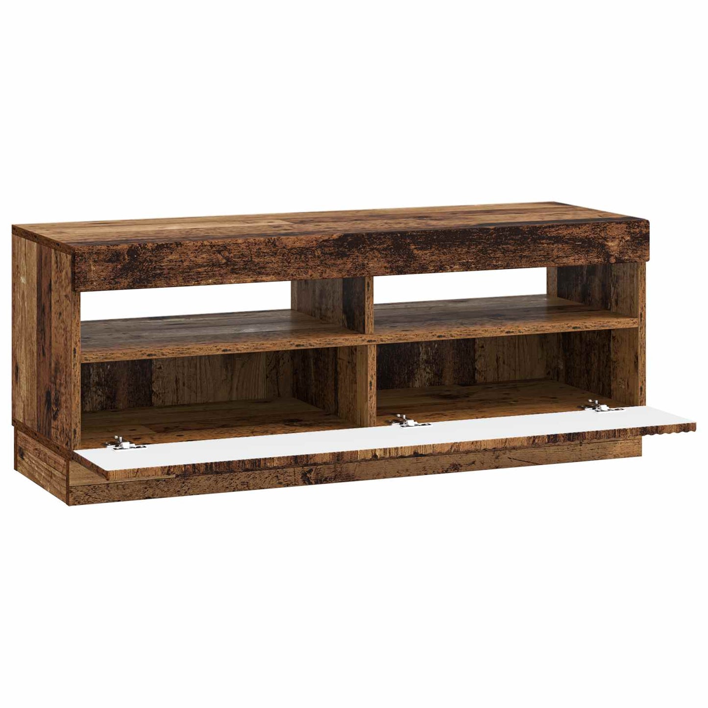 LED TV Cabinet Old Wood Engineered Wood