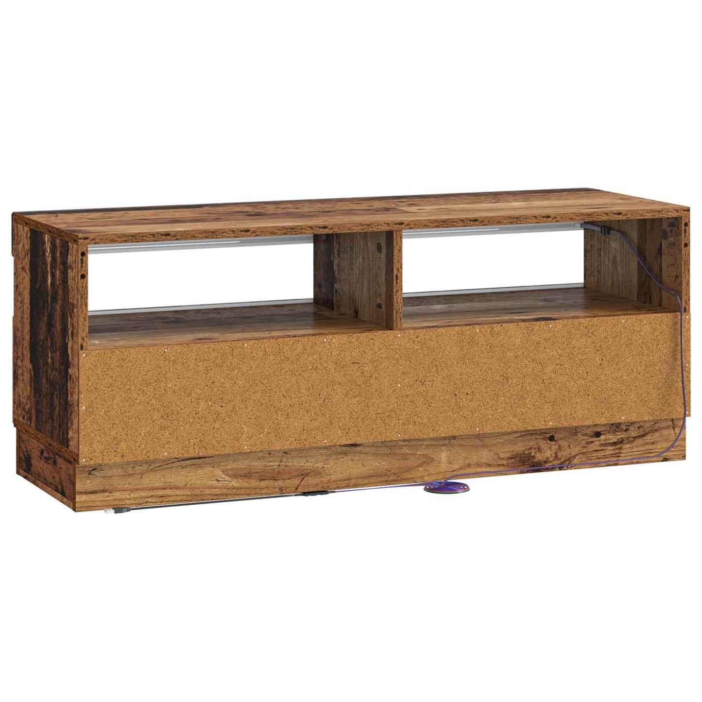 LED TV Cabinet Old Wood Engineered Wood