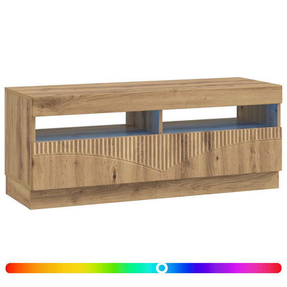 LED TV Cabinet Artisan Oak Engineered Wood