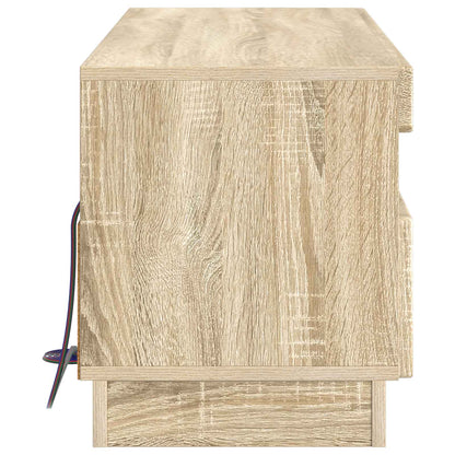 LED TV Cabinet Sonoma Oak Engineered Wood