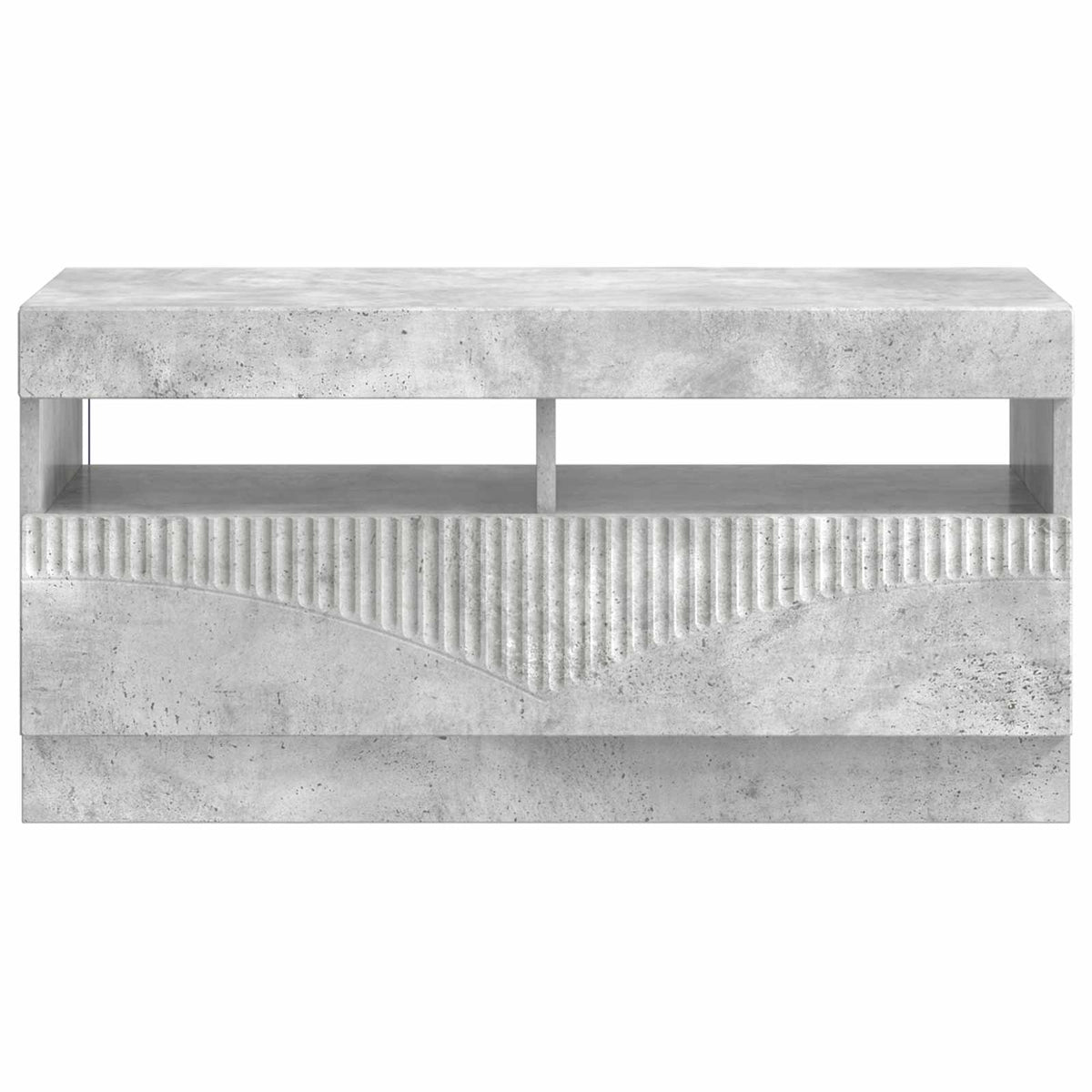 LED TV Cabinet Concrete Grey Engineered Wood