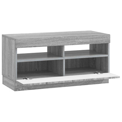 LED TV Cabinet Grey Sonoma Engineered Wood