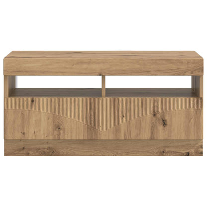 LED TV Cabinet Artisan Oak Engineered Wood