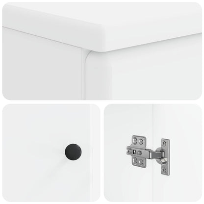 Bathroom Sink Cabinet BREDA White 59.5 x 31.5x 59 cm