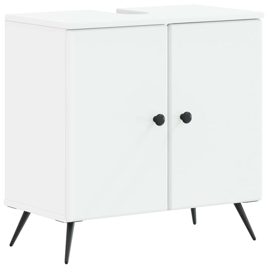 Bathroom Sink Cabinet BREDA White 59.5 x 31.5x 59 cm