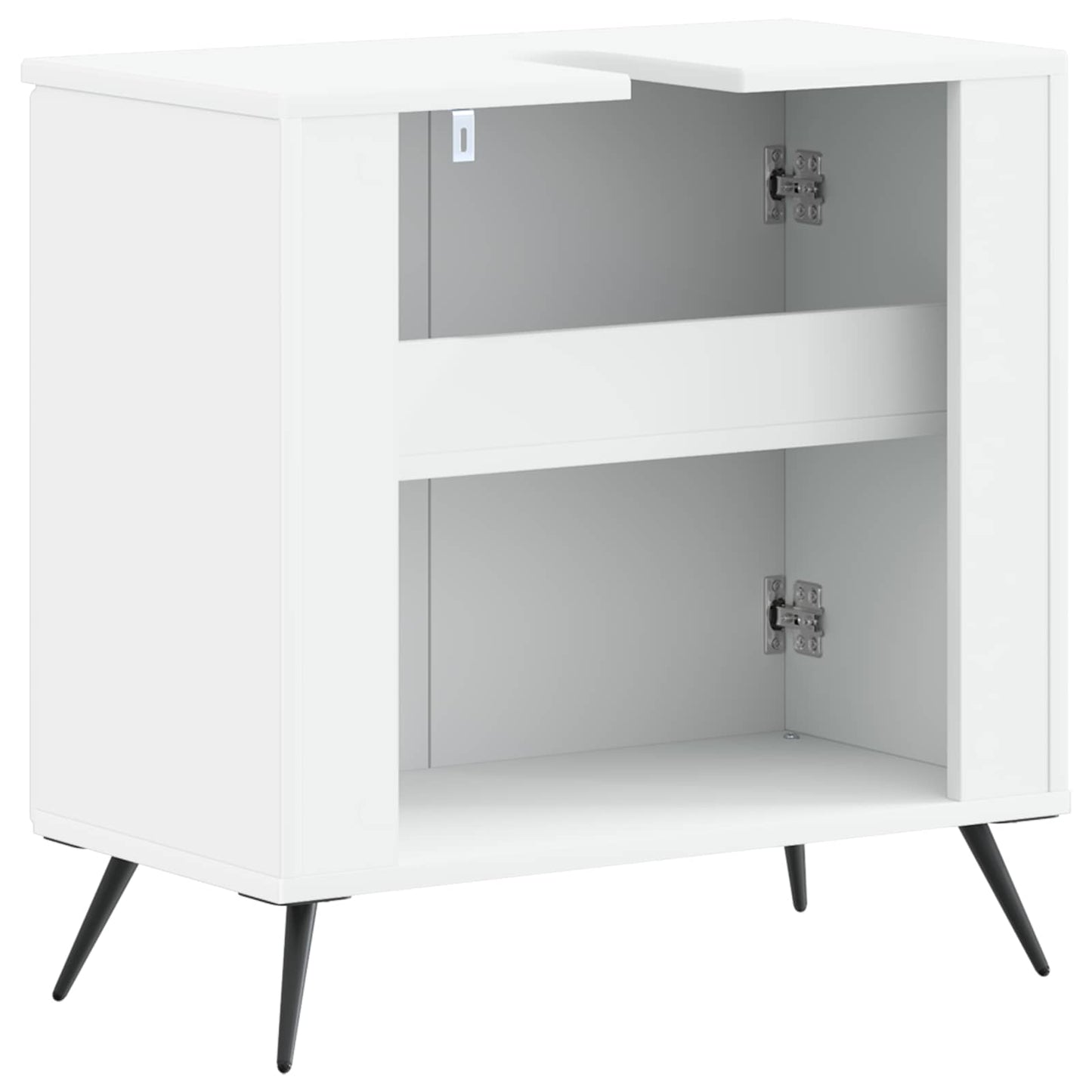 Bathroom Sink Cabinet BREDA White 59.5 x 31.5x 59 cm