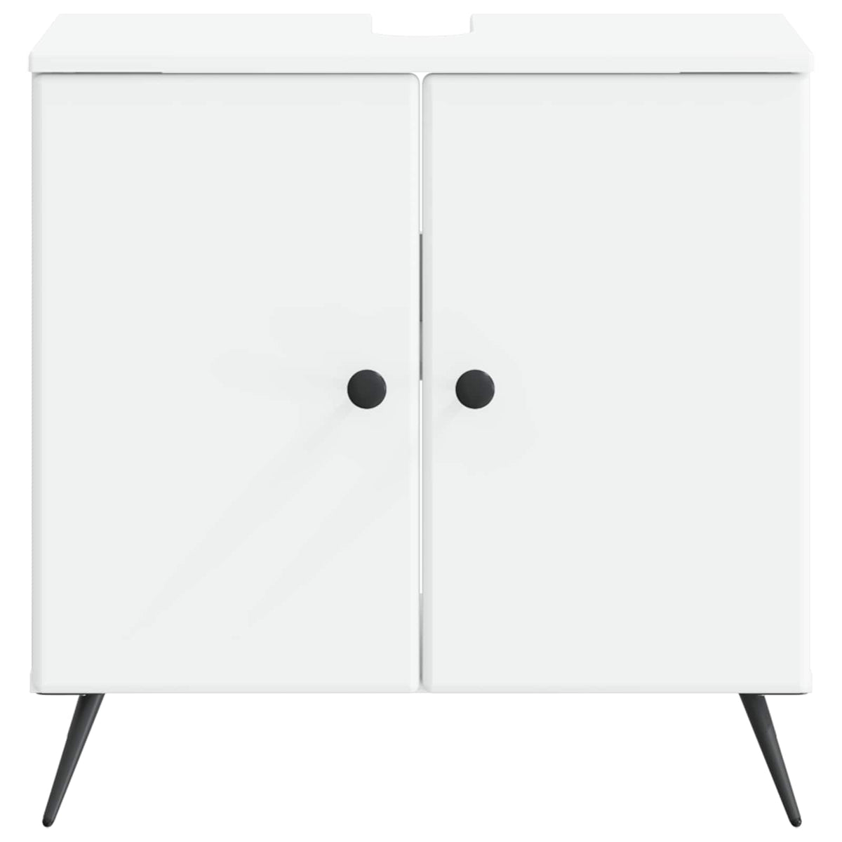 Bathroom Sink Cabinet BREDA White 59.5 x 31.5x 59 cm