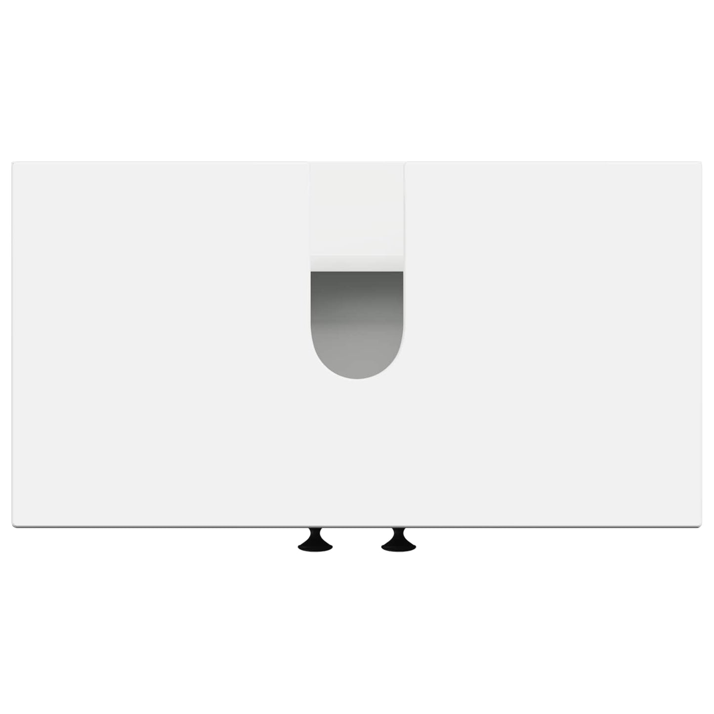 Bathroom Sink Cabinet BREDA High Gloss White 59.5 x 31.5x 59 cm