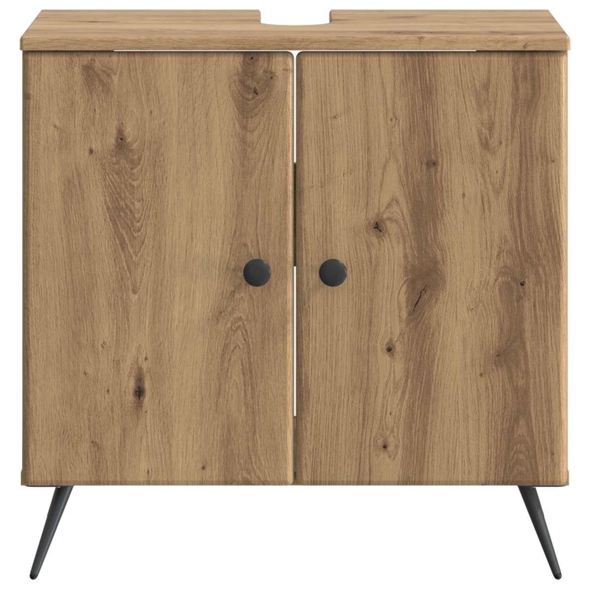 Bathroom Sink Cabinet BREDA Artisan Oak 59.5 x 31.5x 59 cm