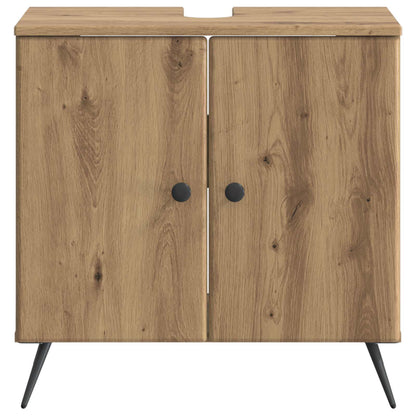 Bathroom Sink Cabinet BREDA Artisan Oak 59.5 x 31.5x 59 cm