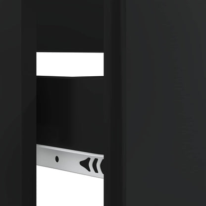Bathroom Sink Cabinet BREDA Black 82 x 41x 59 cm