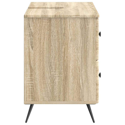 Bathroom Sink Cabinet BREDA Sonoma Oak 82 x 41x 59 cm