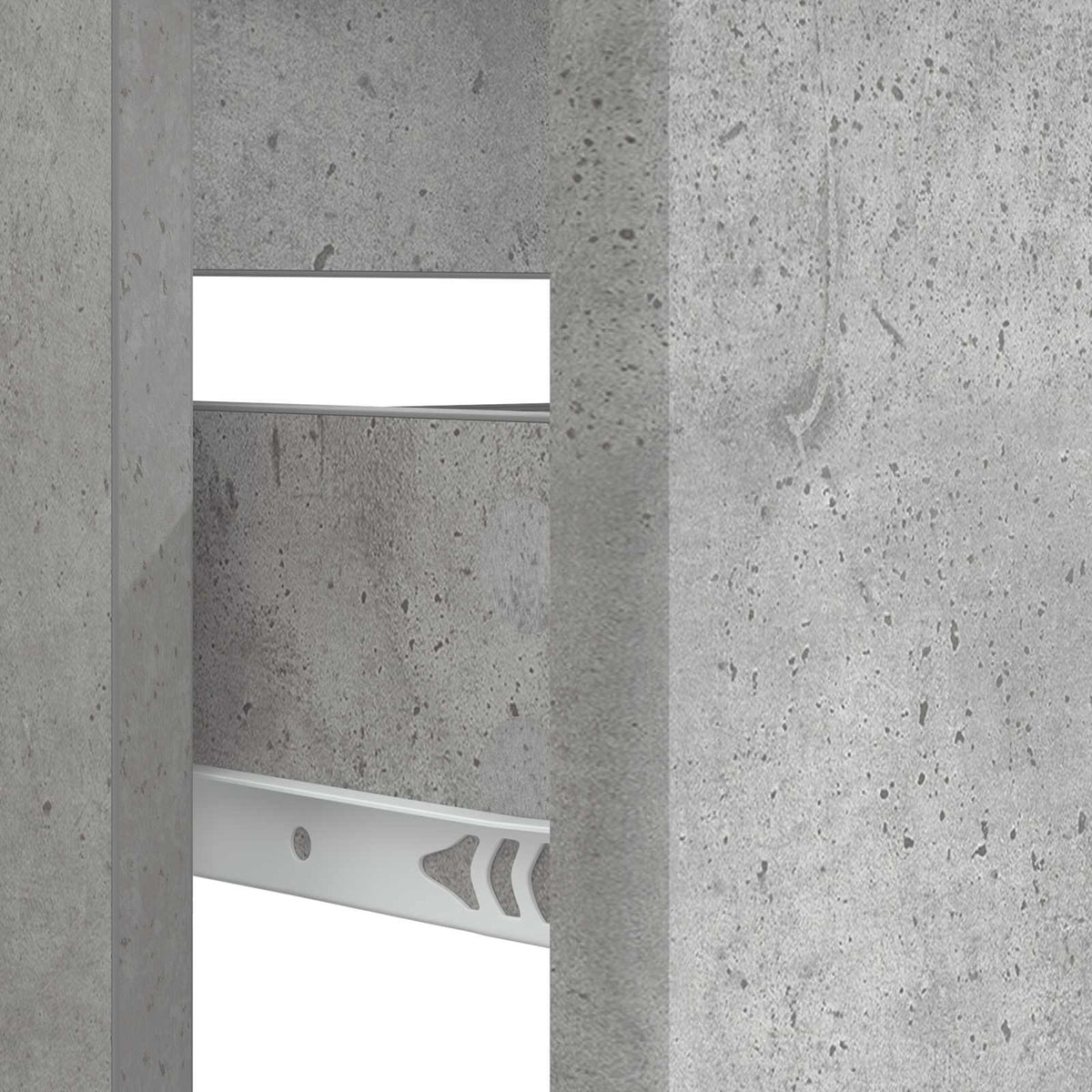 Bathroom Sink Cabinet BREDA Concrete Grey 82 x 41x 59 cm