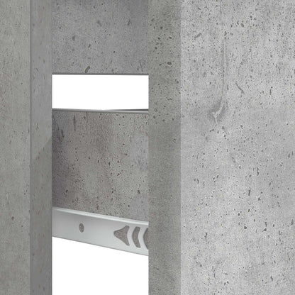 Bathroom Sink Cabinet BREDA Concrete Grey 82 x 41x 59 cm
