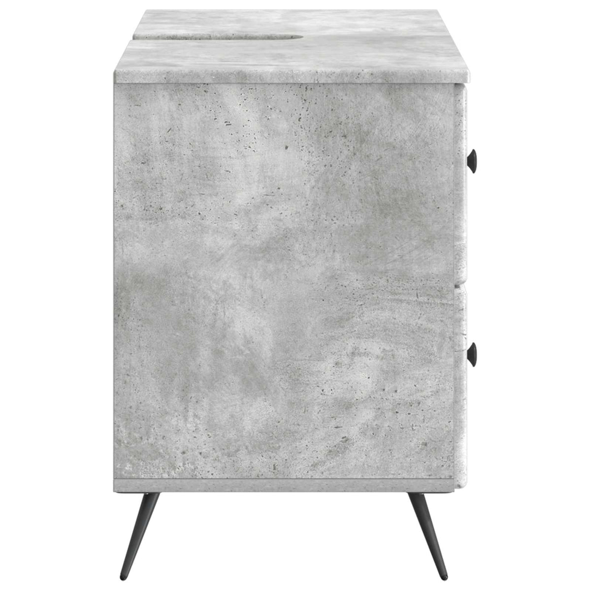 Bathroom Sink Cabinet BREDA Concrete Grey 82 x 41x 59 cm