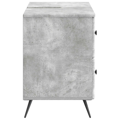 Bathroom Sink Cabinet BREDA Concrete Grey 82 x 41x 59 cm