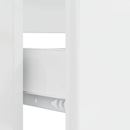 Bathroom Sink Cabinet BREDA High Gloss White 82 x 41x 59 cm