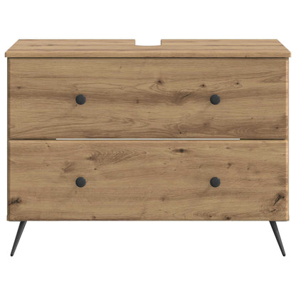 Bathroom Sink Cabinet BREDA Artisan Oak 82 x 41x 59 cm