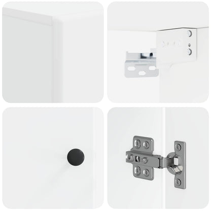 Bathroom Wall Cabinet BREDA White 30 x 31 x 59 cm
