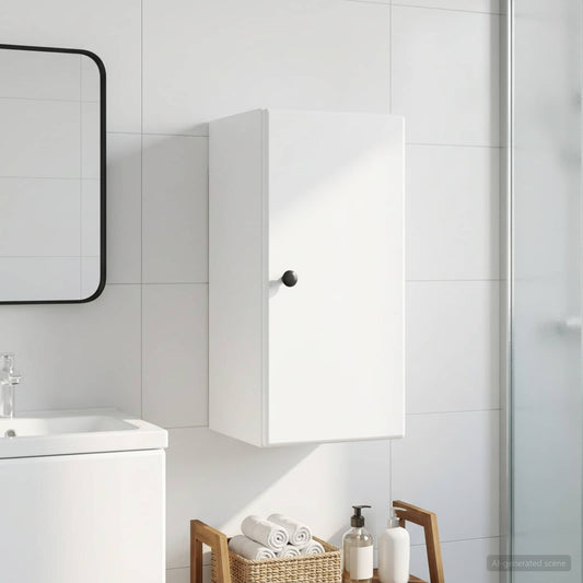 Bathroom Wall Cabinet BREDA White 30 x 31 x 59 cm